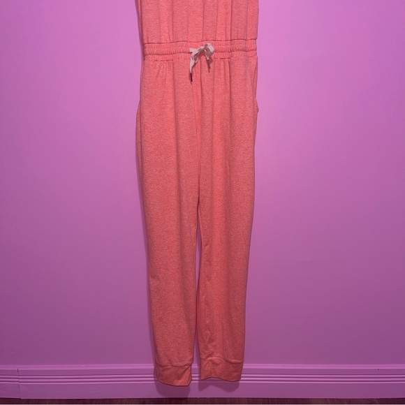 ZYIA Jumpsuit Women's Size‎ Medium Coral Orange One-Piece Buttery-Soft Stretch - Picture 5 of 15